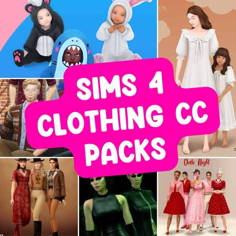 35+ Best Sims 4 Clothing Packs Made by CC Creators