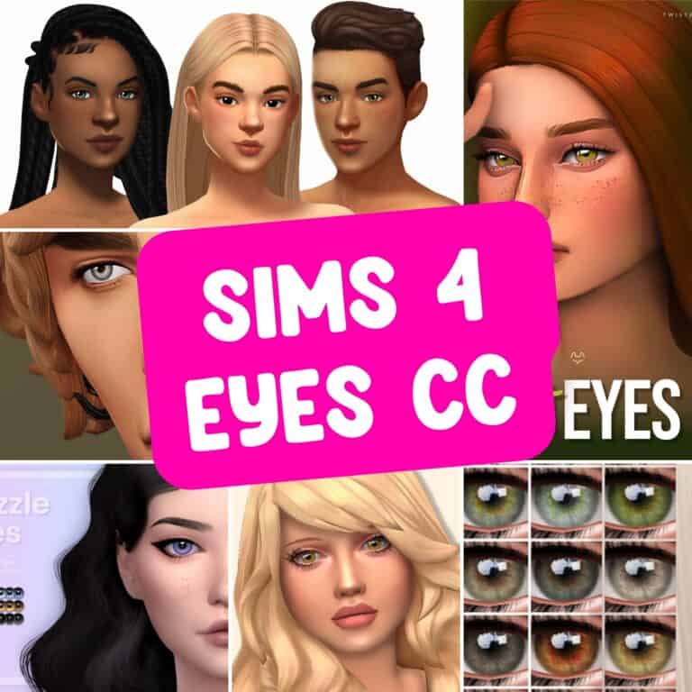 27+ STUNNING Sims 4 Eyes CC!